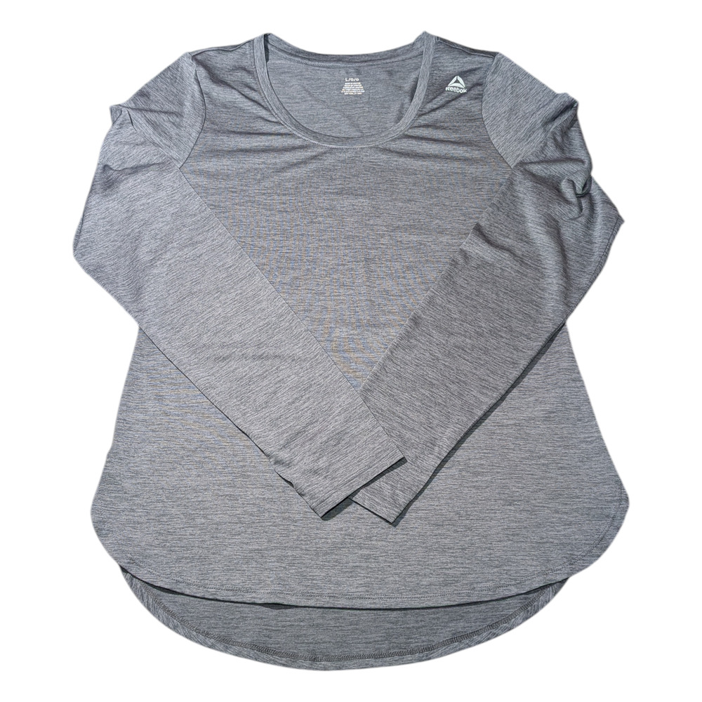 Reebok Athletic Wear Shirt Size Large Grey